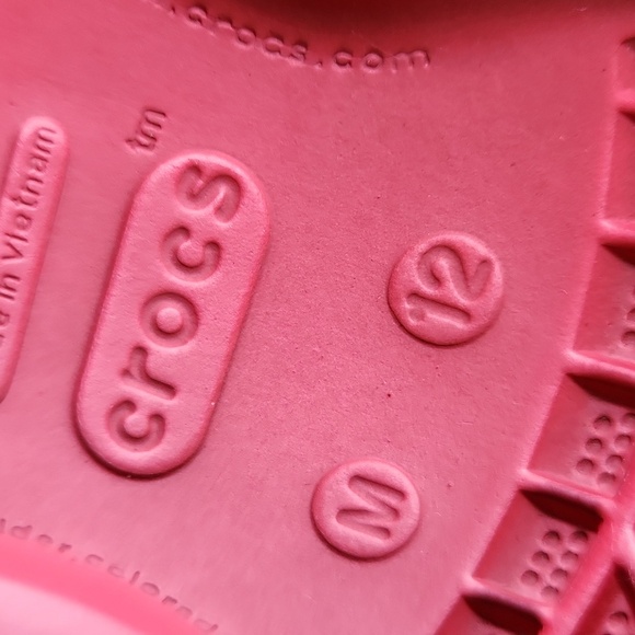 Crocs Crocband Mens Flip Flops Red Shoes Size 12 - Picture 7 of 15